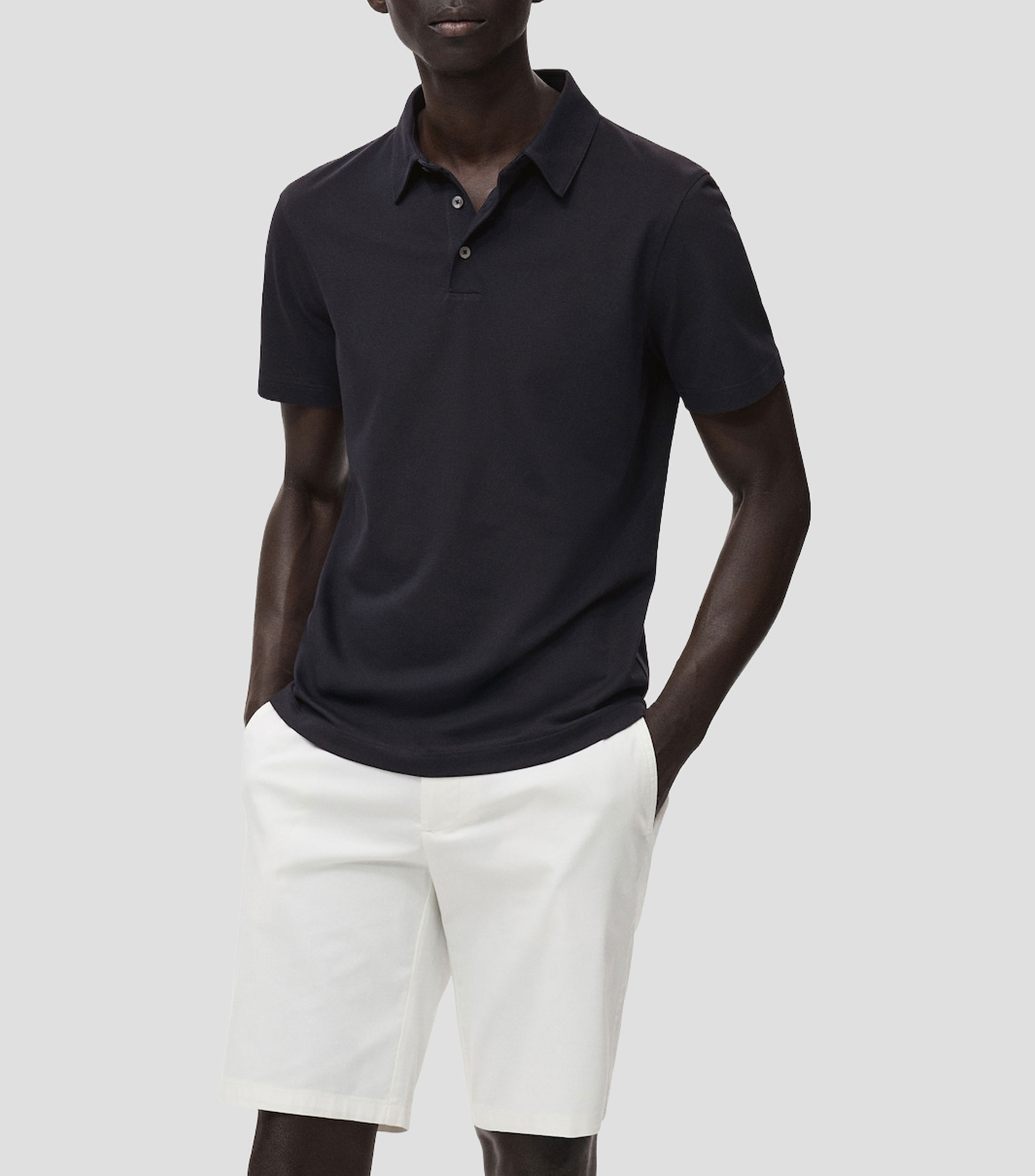 Playera Tipo Polo Manga Corta Hombre